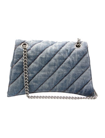 Balenciaga Denim Shoulder Bag