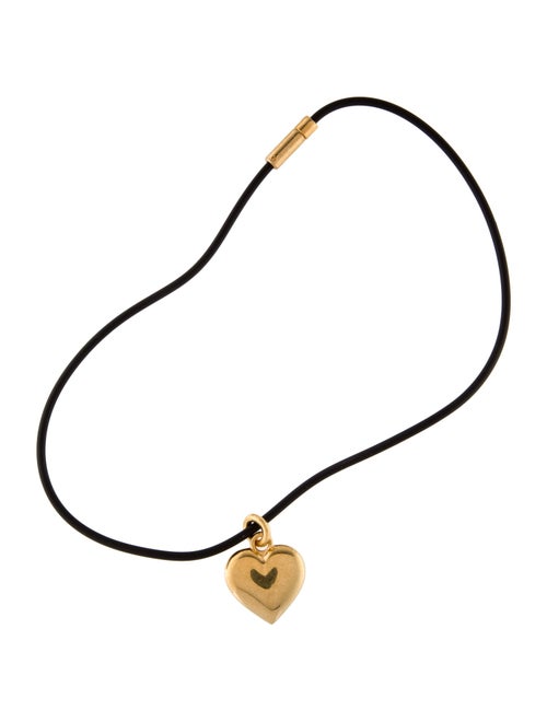 Balenciaga BB Icon Heart Pendant Necklace