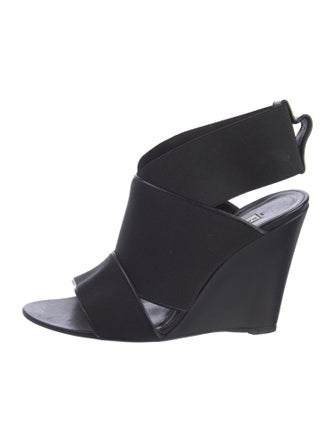 Balenciaga Cutout Accent Slingback Sandals