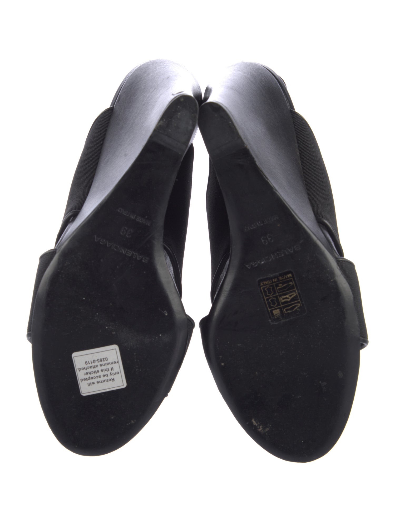 Balenciaga Cutout Accent Slingback Sandals