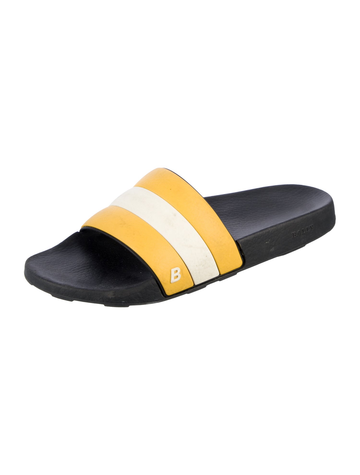 Bally Rubber Colorblock Pattern Slides