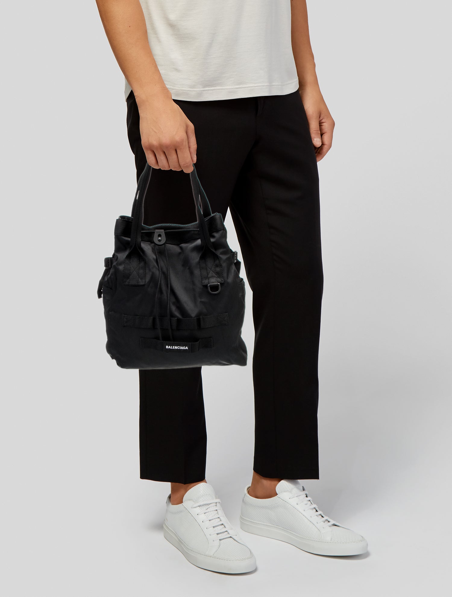 Balenciaga Nylon Bucket Bag