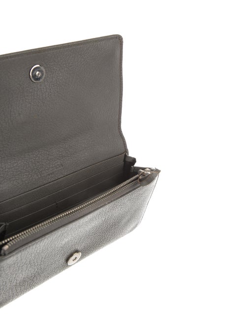 Balenciaga 2016 Metallic Edge Continental Wallet