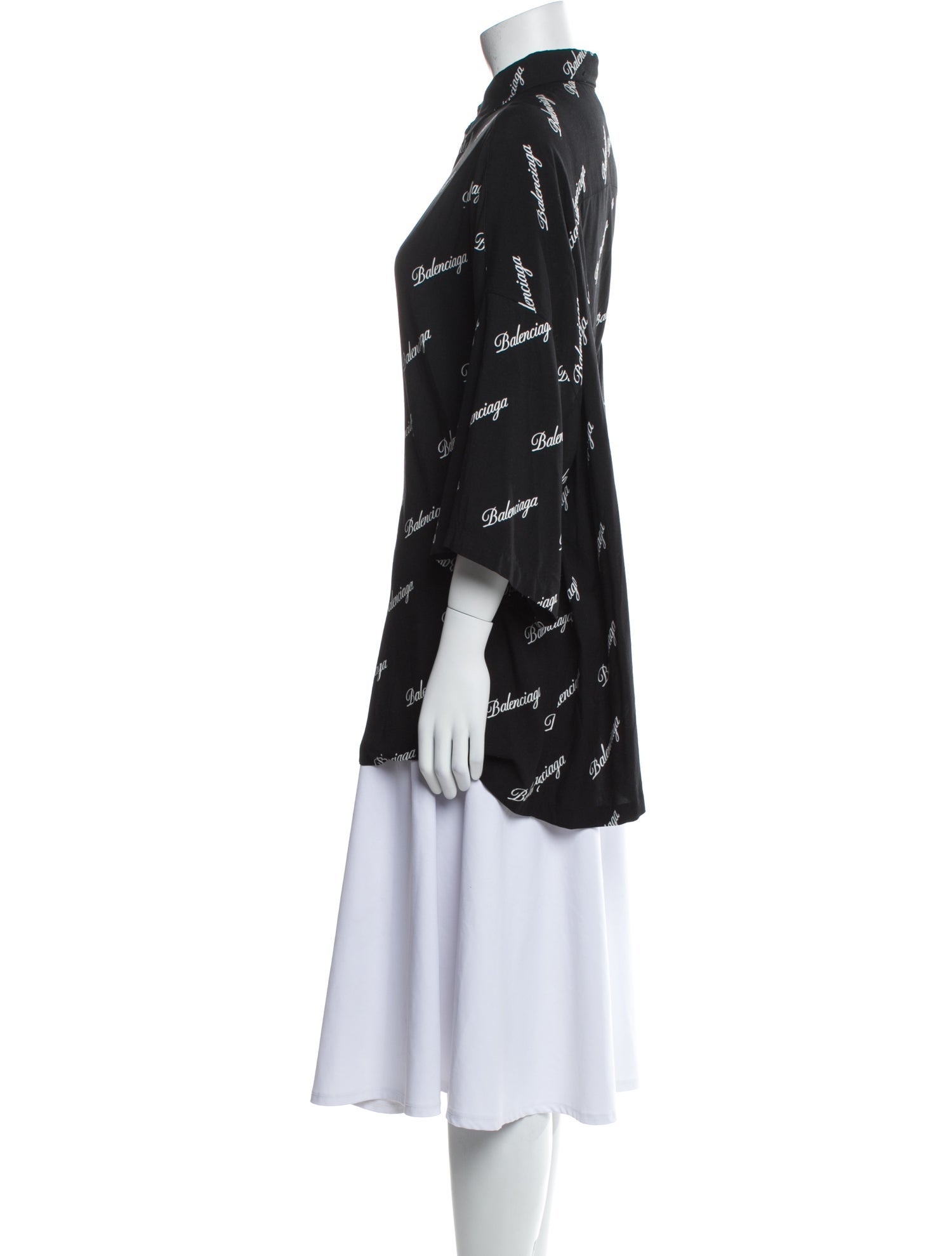 Balenciaga 2020 Printed Tunic