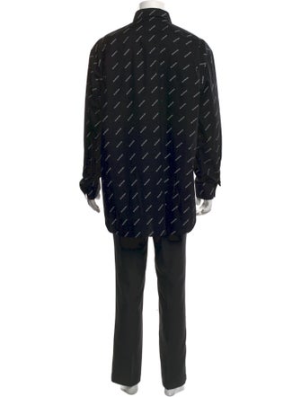 Balenciaga 2019 Plaid Print Shirt
