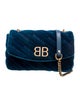 Balenciaga Velvet Shoulder Bag