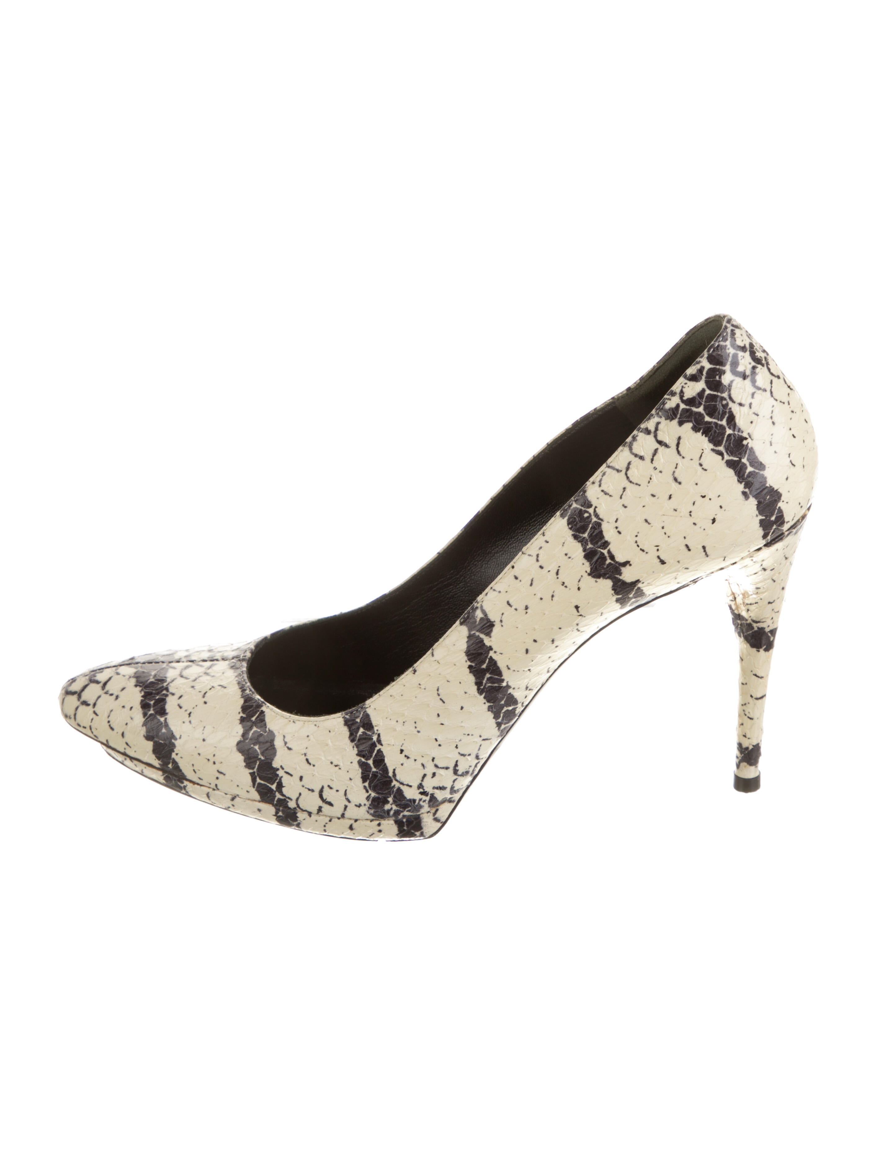 Balenciaga Snakeskin Animal Print Pumps