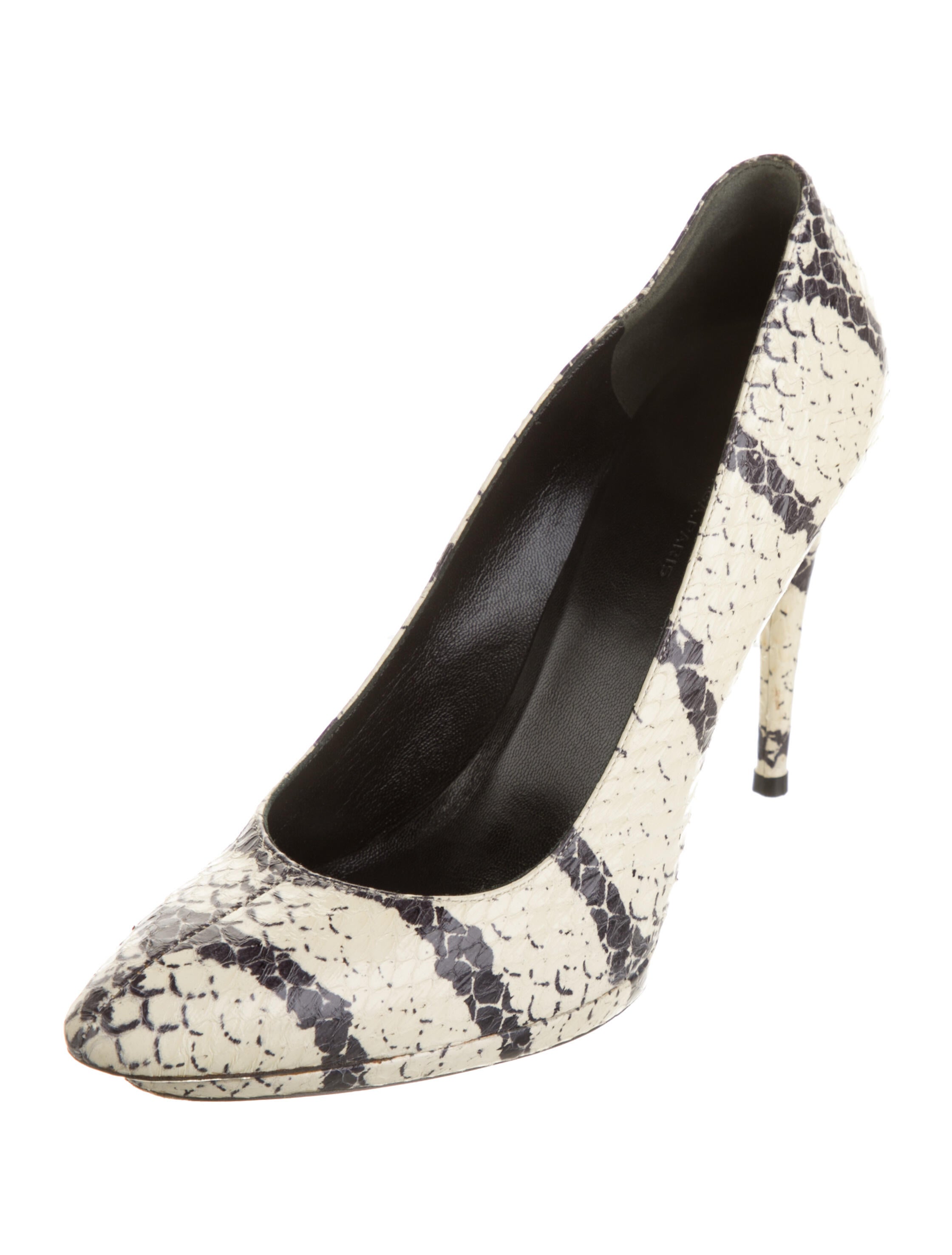 Balenciaga Snakeskin Animal Print Pumps