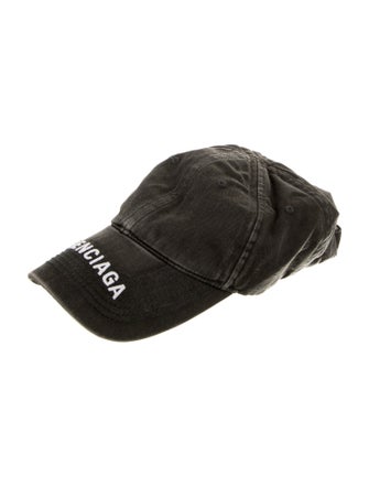 Balenciaga Washed Denim Baseball Cap