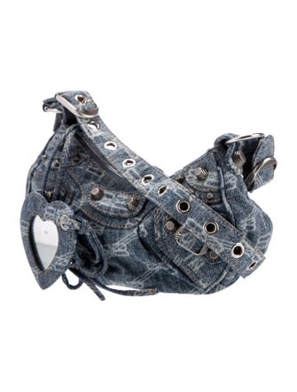 Balenciaga Denim Shoulder Bag XS 2022