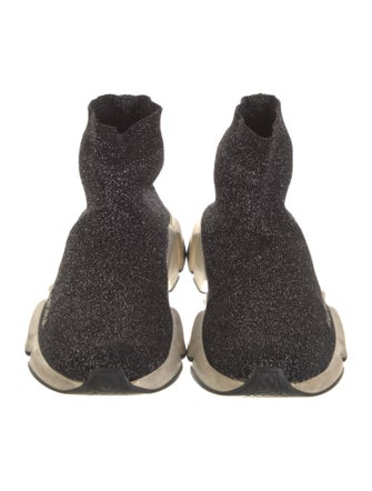 Balenciaga Speed Trainer Glitter Sock Sneakers