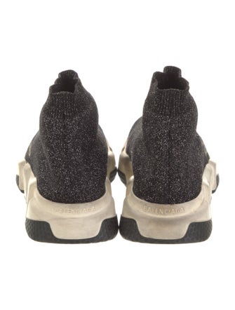 Balenciaga Speed Trainer Glitter Sock Sneakers