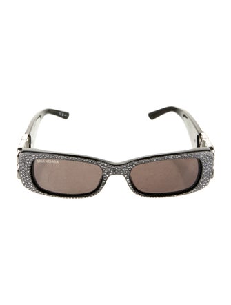 Balenciaga Square Tinted Sunglasses