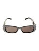 Balenciaga Square Tinted Sunglasses