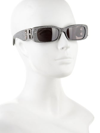 Balenciaga Square Tinted Sunglasses