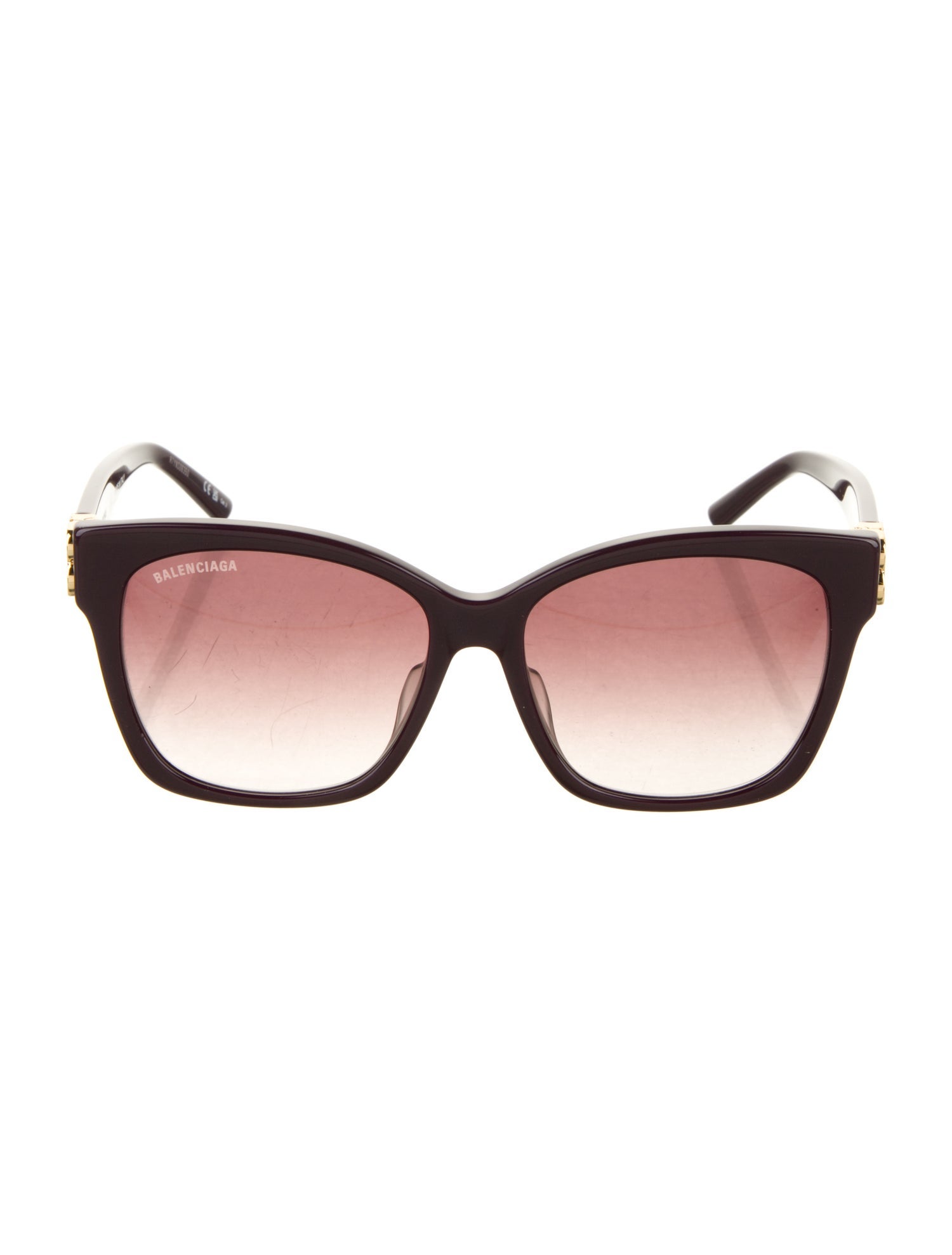 Balenciaga Oversize Gradient Sunglasses