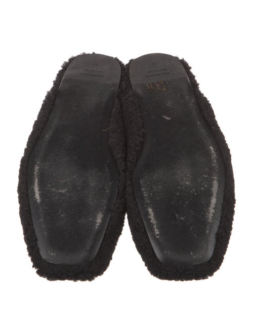 Balenciaga Shearling Mules