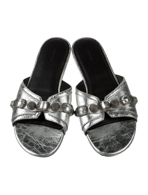 Balenciaga Leather Slides