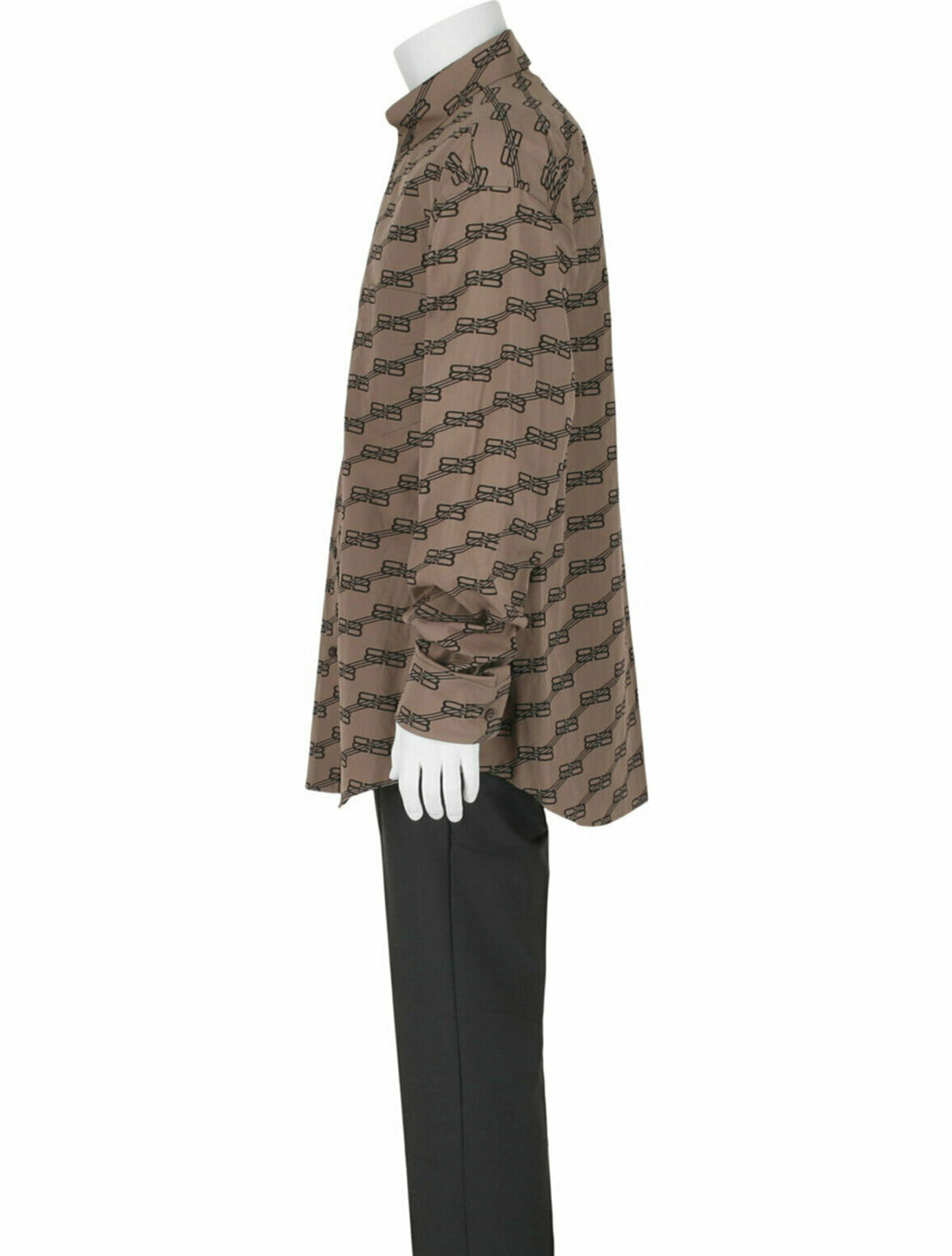 Balenciaga Printed Button-Up Top w/ Tags
