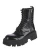 Balenciaga Leather Combat Boots