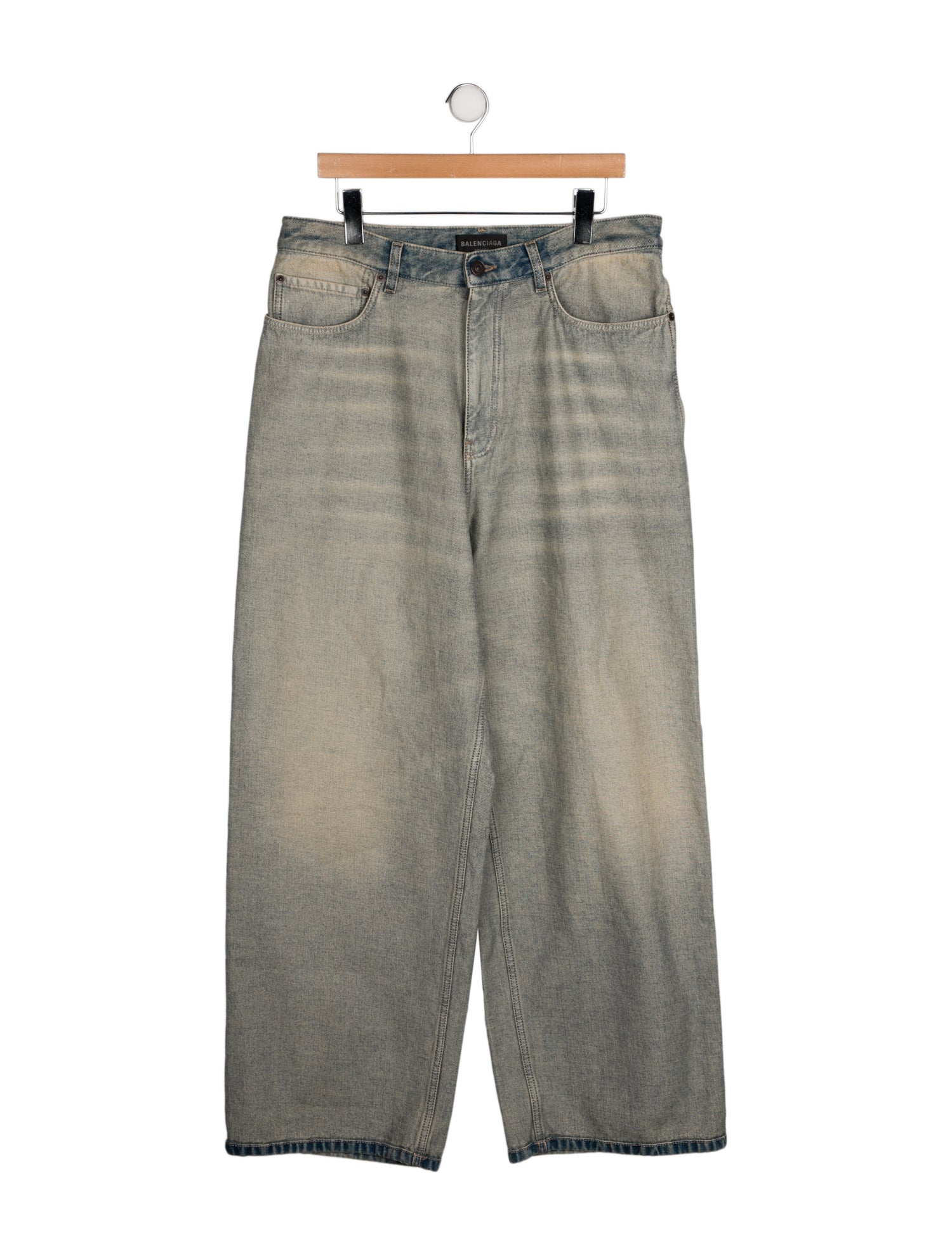 デニム・ジーパン Balenciaga Jeans Denim Dritto Balenciaga Baggy Oversized Destroyed Skater Denim – FyouGrails