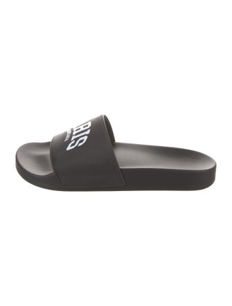 Balenciaga Rubber Printed Slides