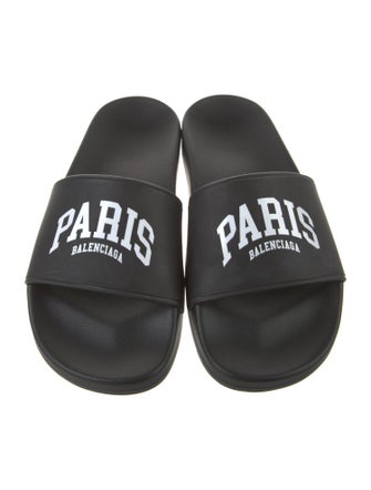 Balenciaga Rubber Printed Slides