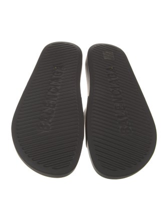 Balenciaga Rubber Printed Slides