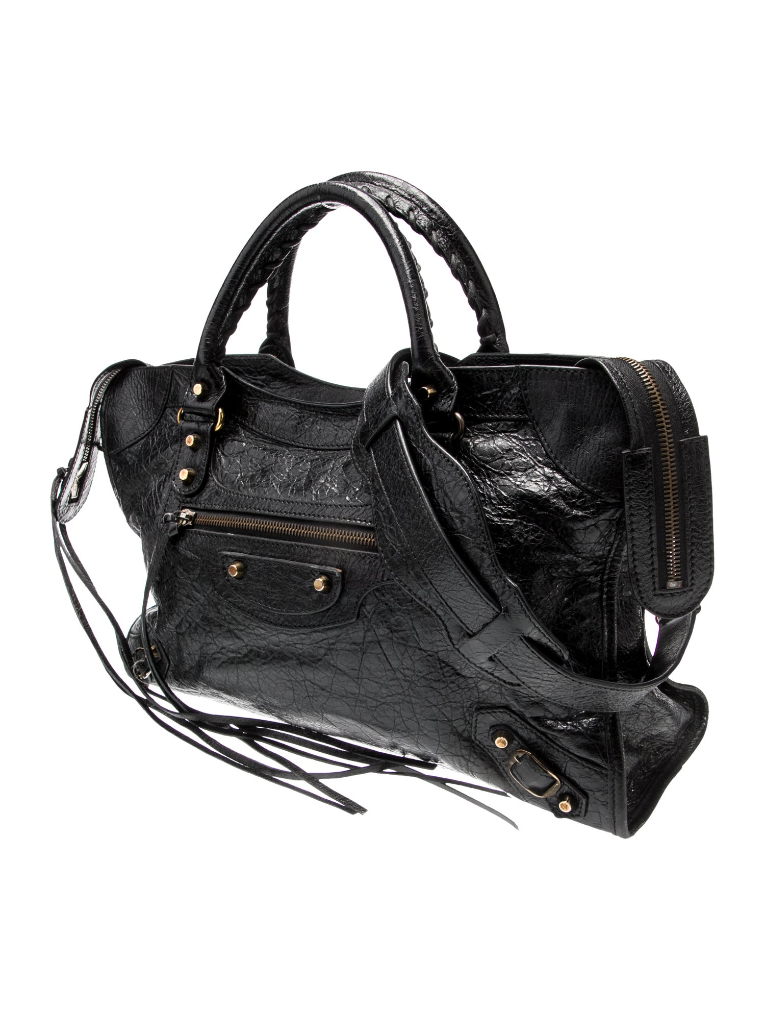 Balenciaga Leather Motocross Classic City