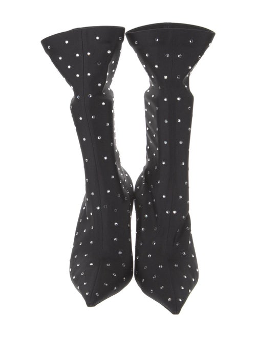 Balenciaga Nylon Crystal Embellishments Sock Boots