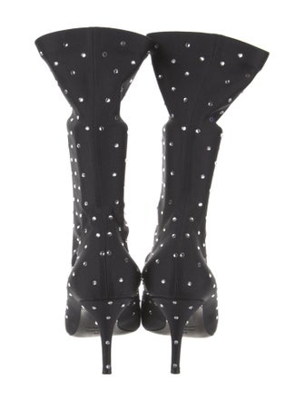 Balenciaga Nylon Crystal Embellishments Sock Boots