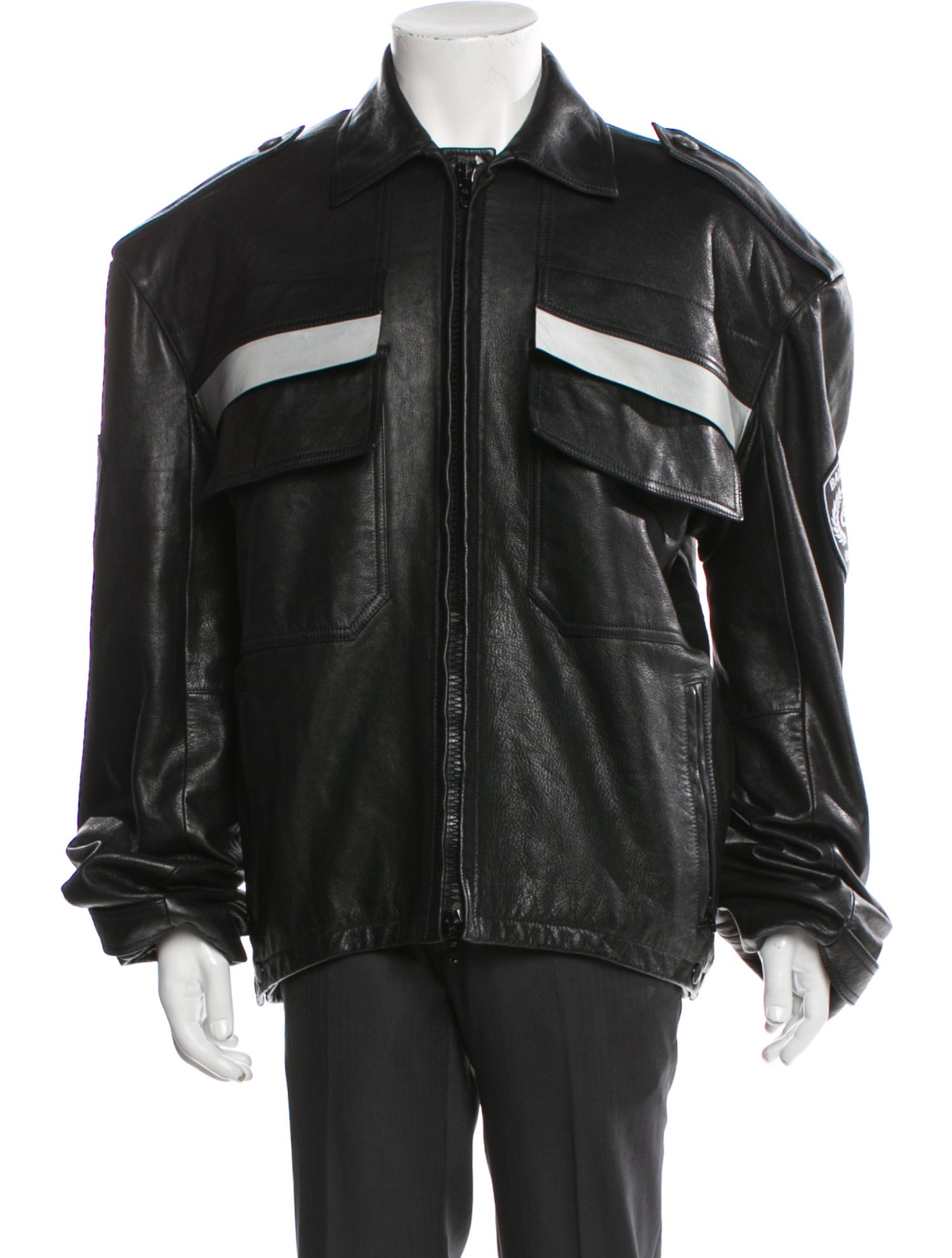 Balenciaga 2022 Leather Moto Jacket