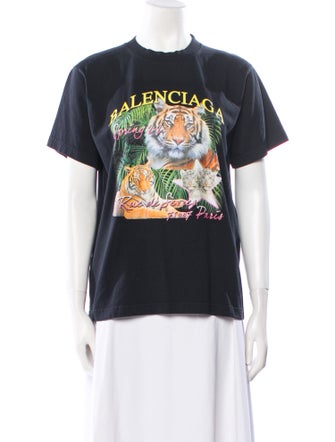 Balenciaga 2021 Graphic Print T-Shirt