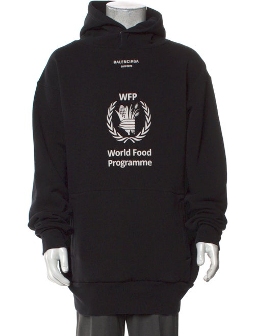 Balenciaga 2018 Graphic Print Hoodie