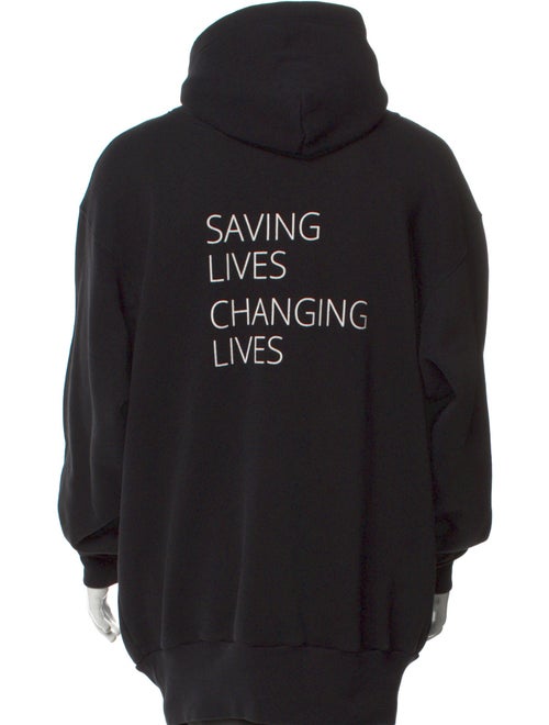 Balenciaga 2018 Graphic Print Hoodie