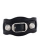 Balenciaga Leather Arena Giant Bracelet
