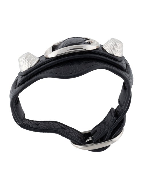Balenciaga Leather Arena Giant Bracelet