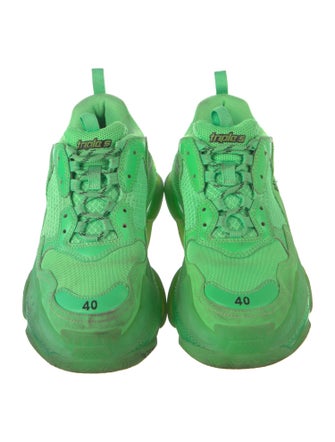 Balenciaga Triple S Clear Sole 'Fluo' Sneakers