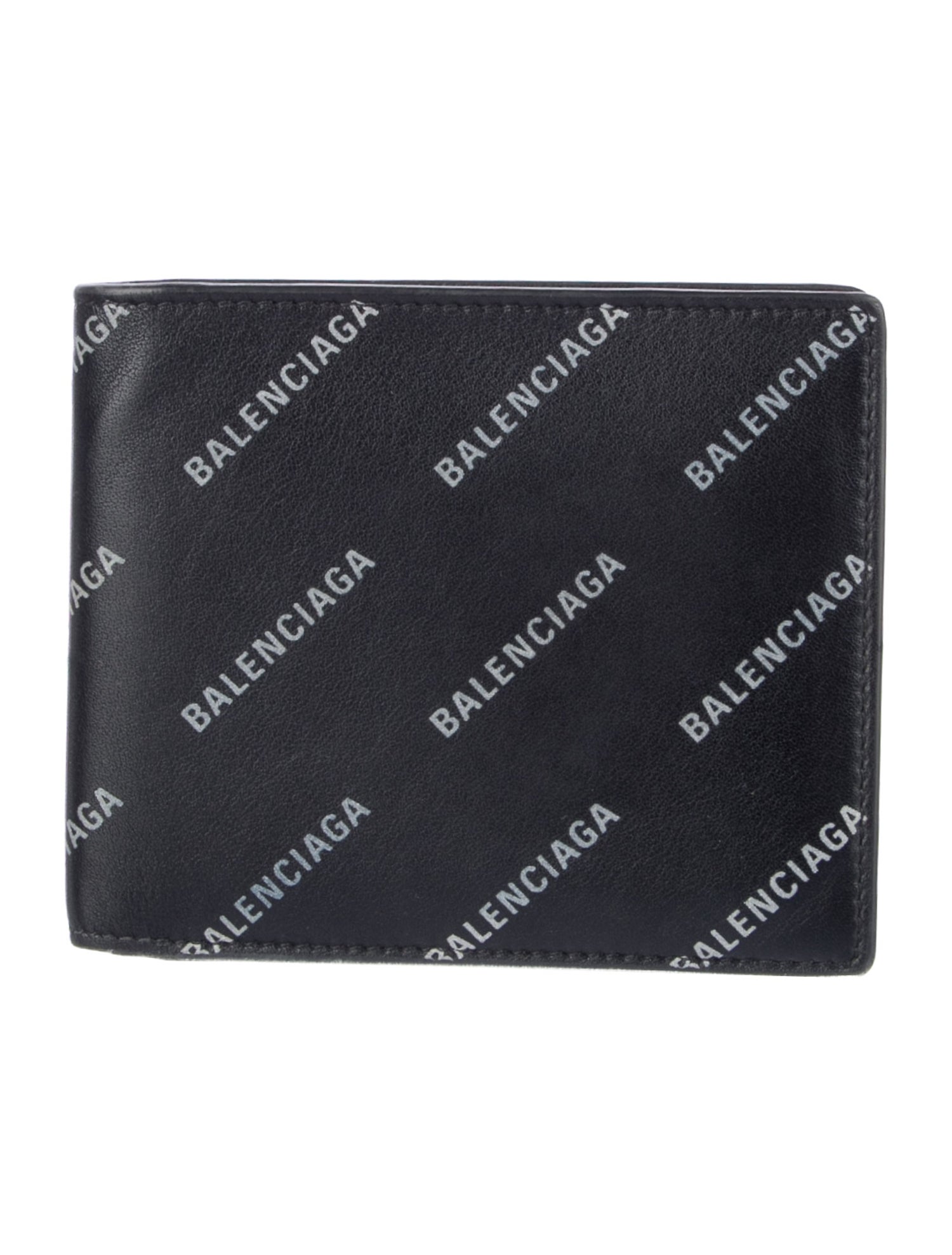 Balenciaga 2023 All Over Bifold Wallet