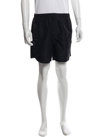 Balenciaga Embroidered Accent Swim Trunks