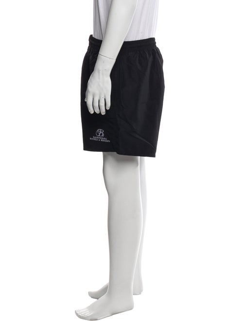 Balenciaga Embroidered Accent Swim Trunks