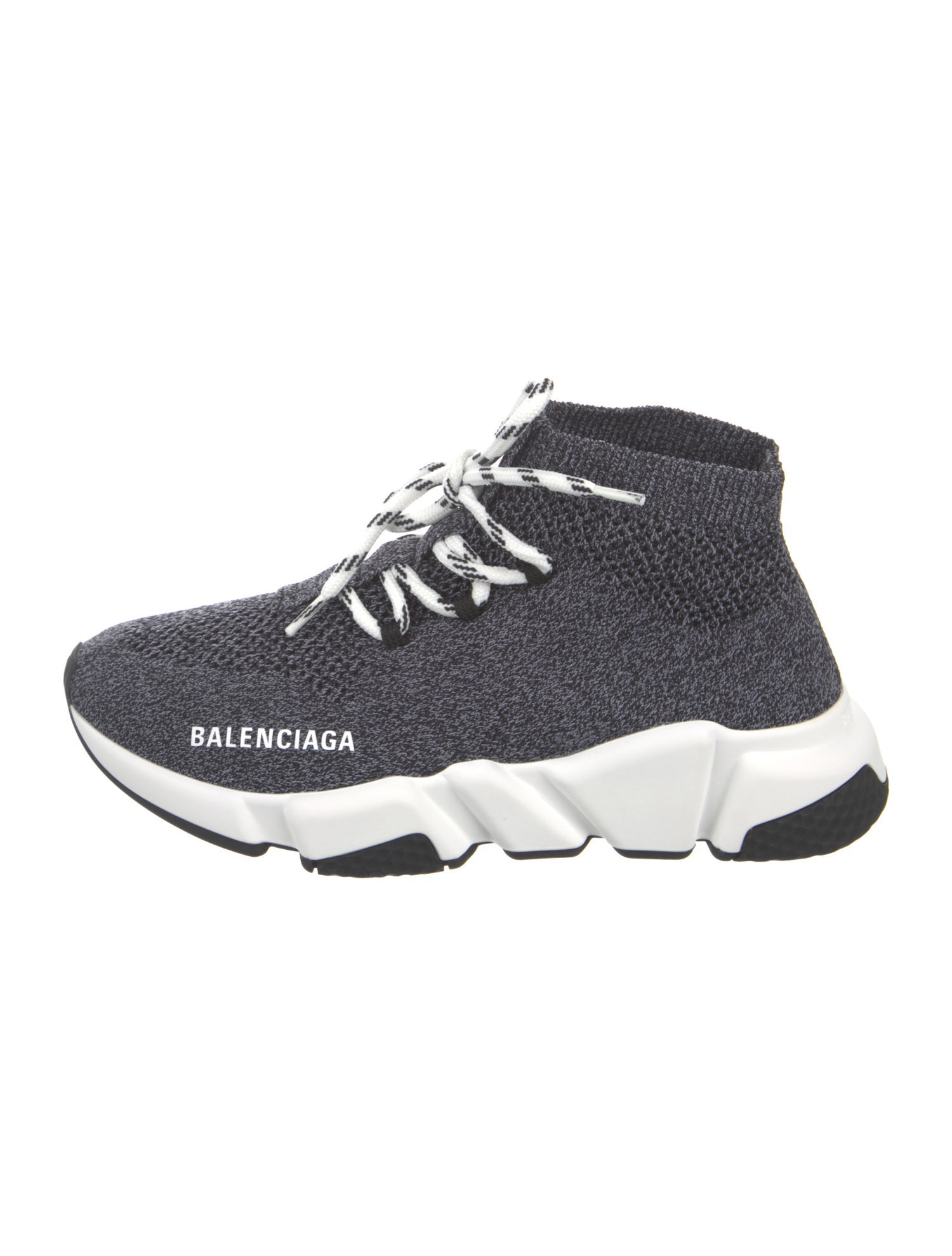 Balenciaga Speed Trainer Lace-Up 'Noir Blanc' Sneakers