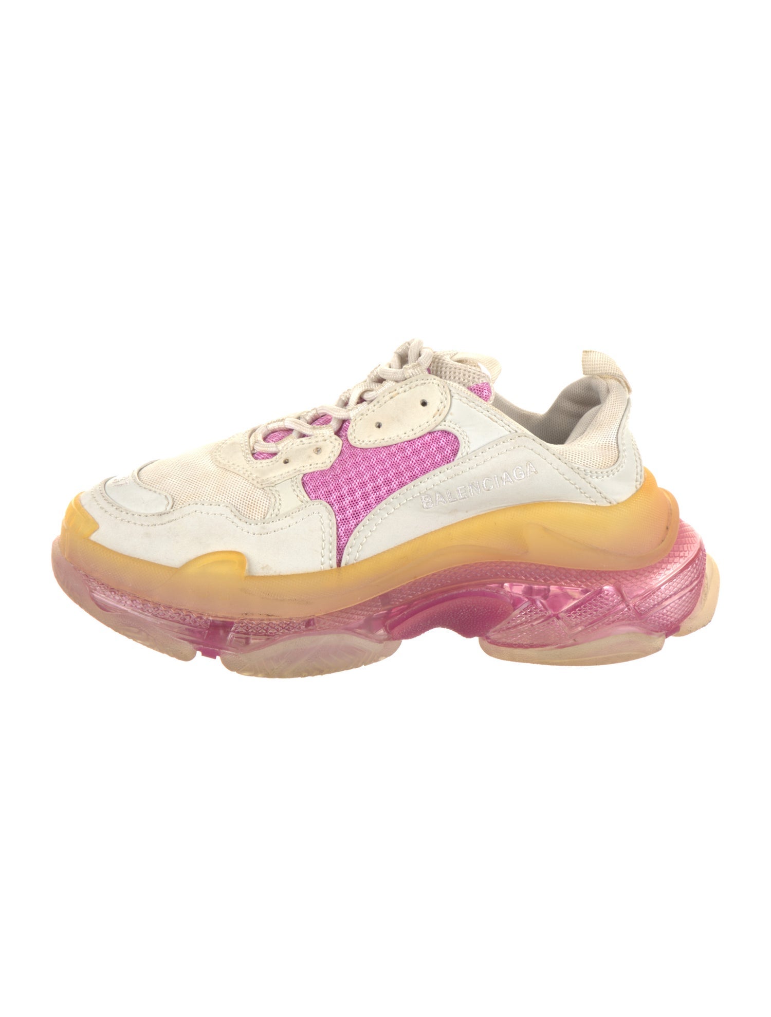 Balenciaga Triple S Clear Sole Chunky Sneakers