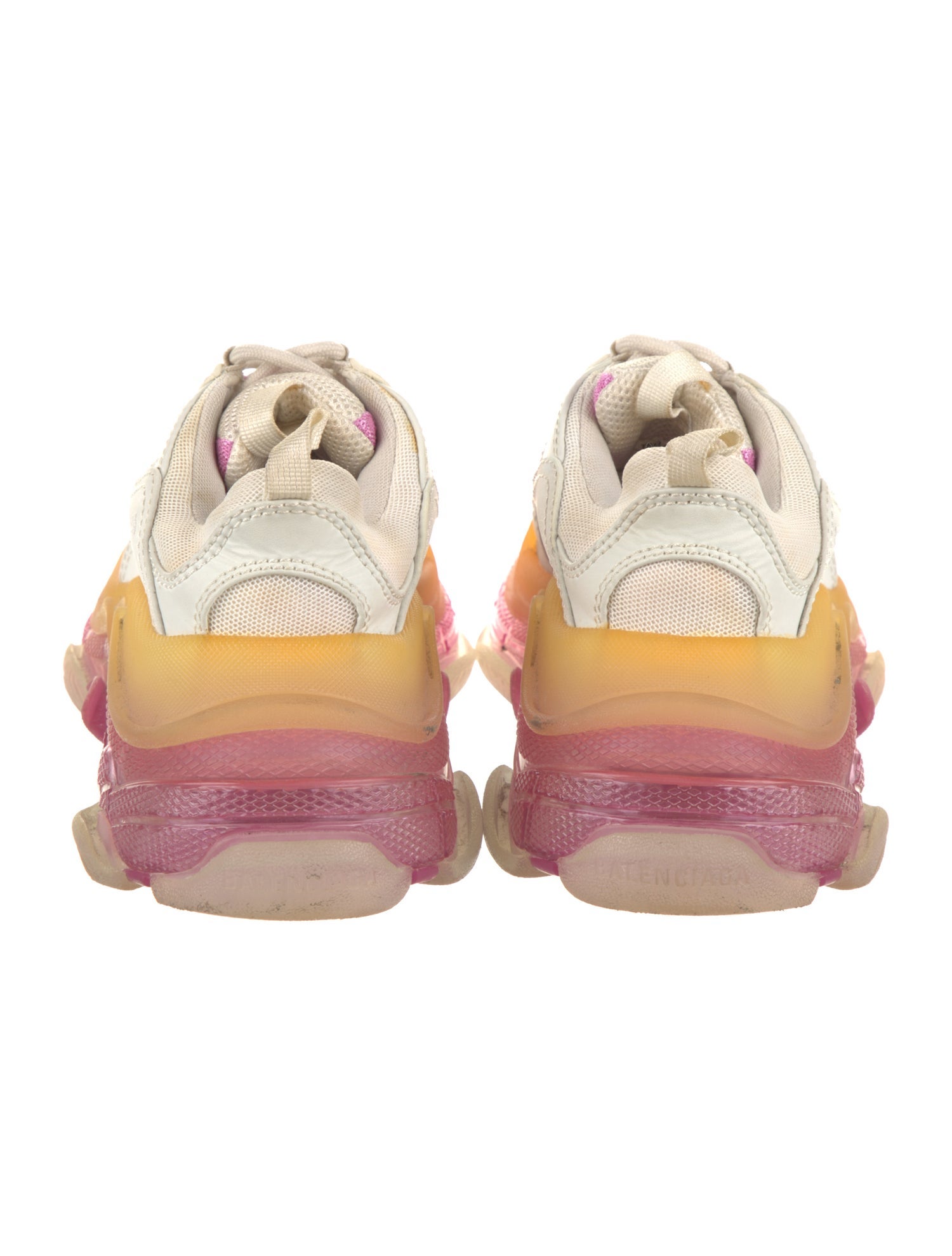 Balenciaga Triple S Clear Sole Chunky Sneakers