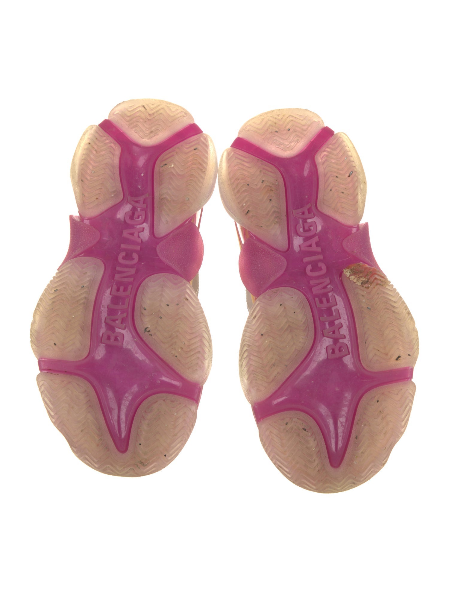 Balenciaga Triple S Clear Sole Chunky Sneakers