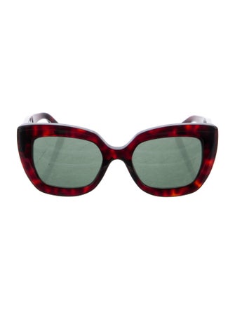 Balenciaga Square Tinted Sunglasses