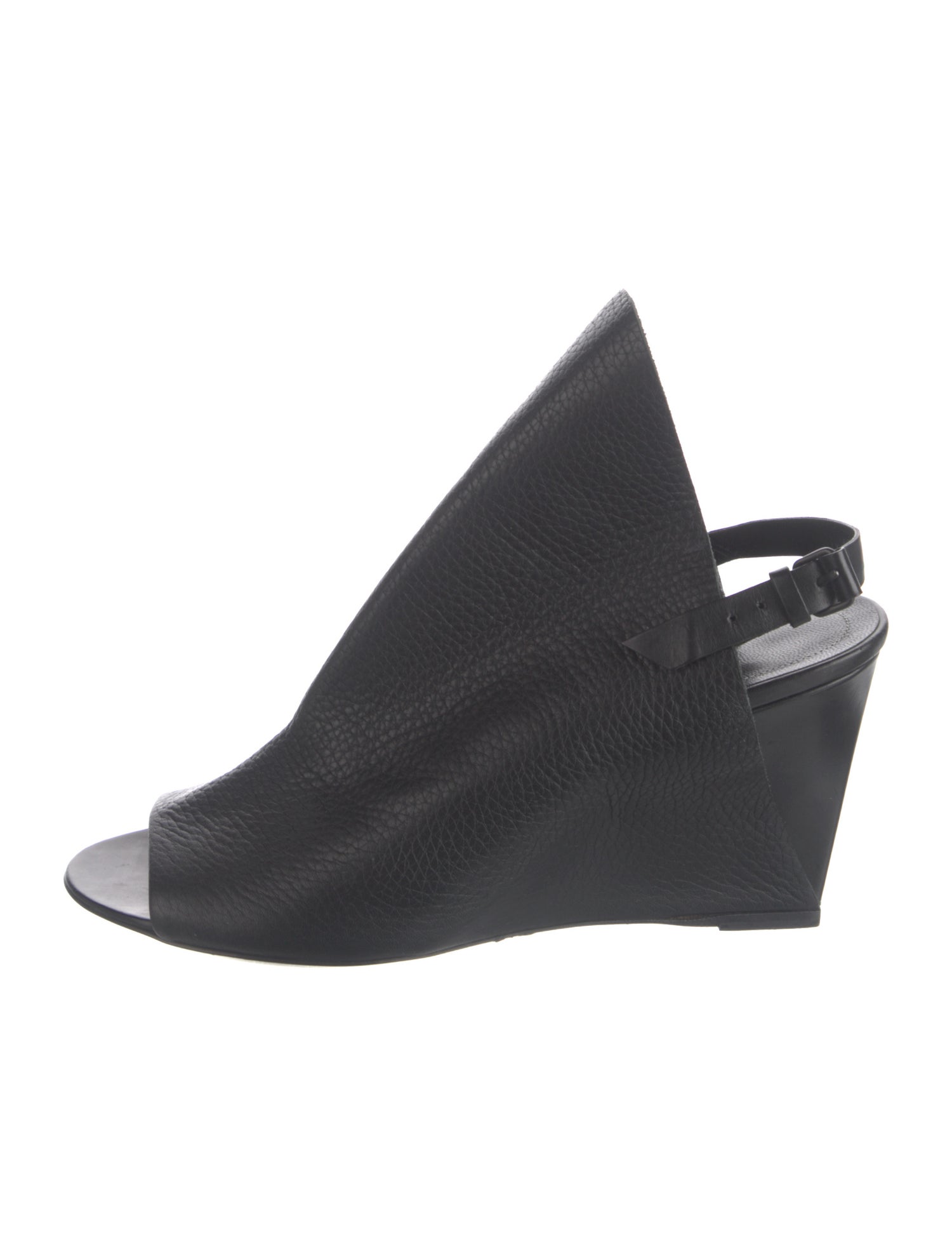 Balenciaga Leather Slingback Sandals