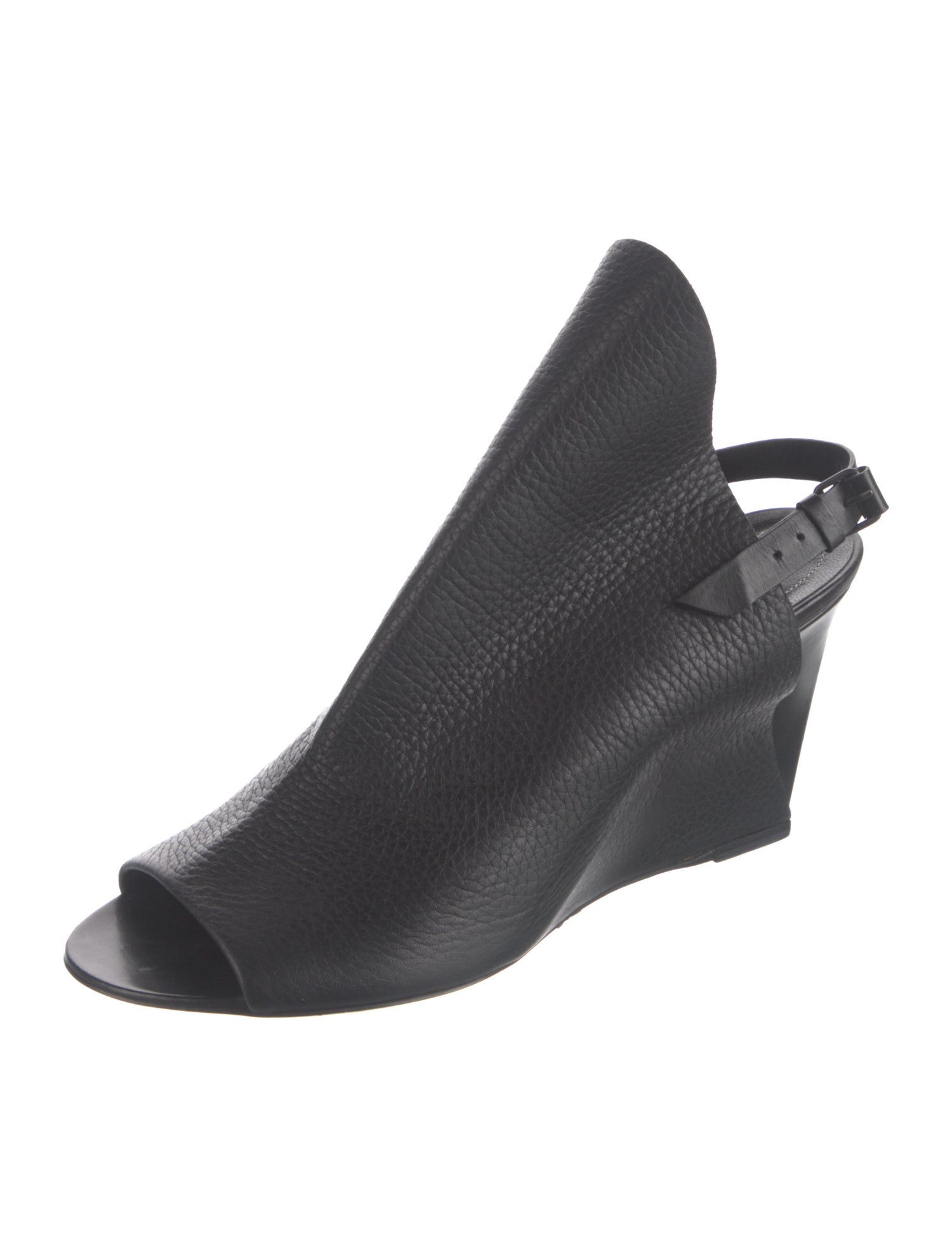 Balenciaga Leather Slingback Sandals