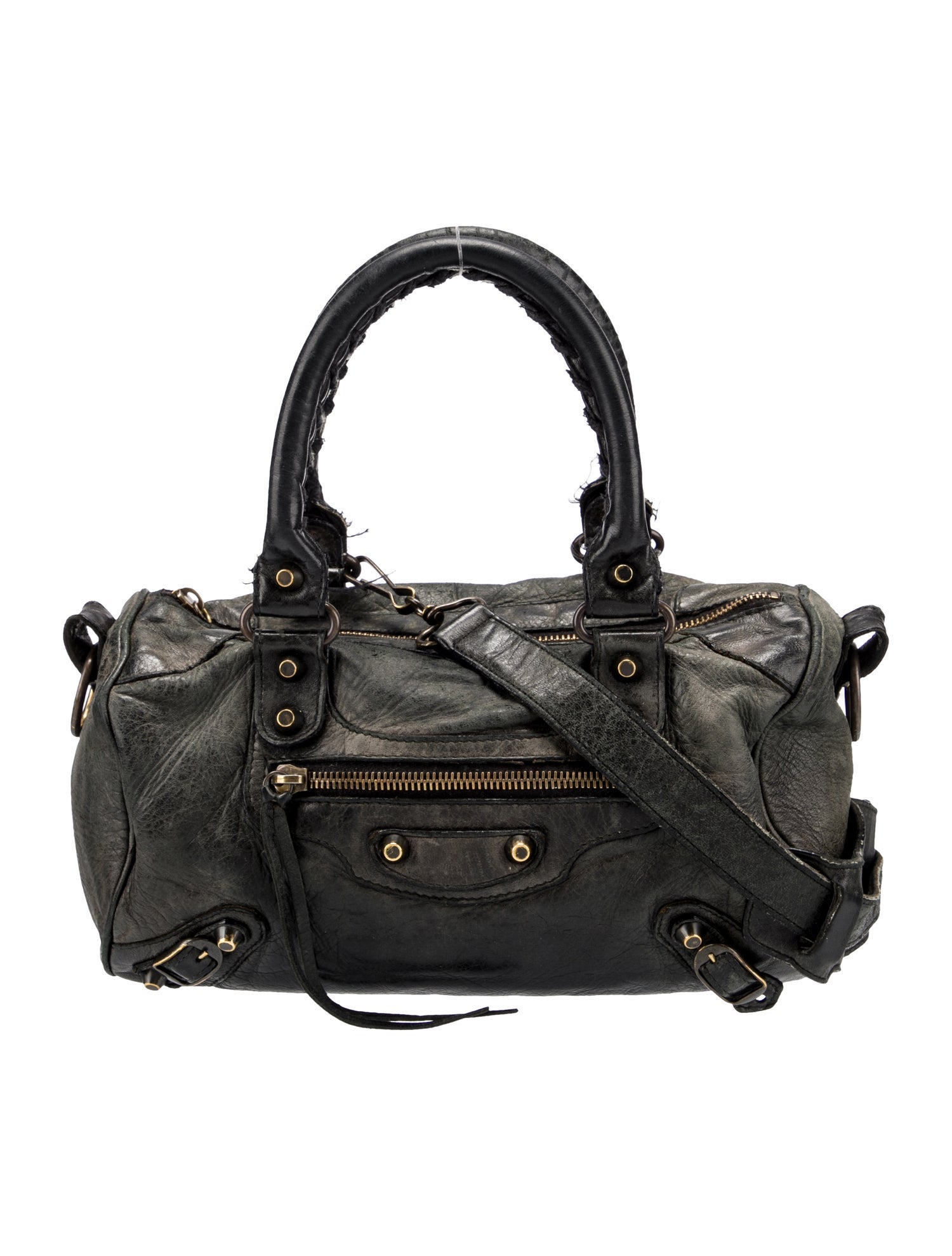 Balenciaga Leather Top Handle Bag