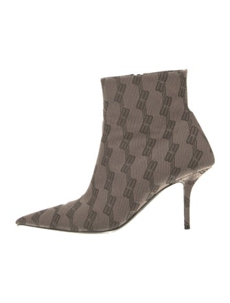 Balenciaga Canvas Printed Boots